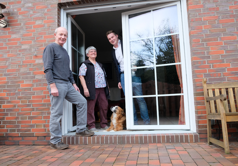 Neue Terrassenfenster für Familie Oetken